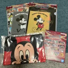 ディズニー 一番くじ ファンタジア ミッキー　ポーチ　ステッカー　セット売り