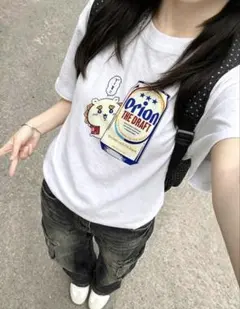 【即決価格】Orion THE DRAFT ちいかわ コラボ Tシャツ ホワイト