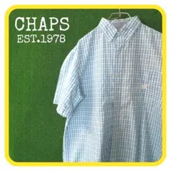 《古着》ラルフローレン CHAPS   ◑半袖チェック☆シャツ◑