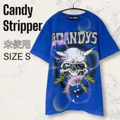 キャンディーストリッパー スカル グラフィック Tシャツ ブルー 半袖 サイズ2のサムネイル