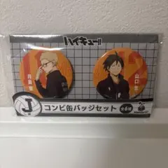 ハイキュー!! 1番くじ　缶バッジセット 月島、山口
