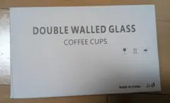 耐熱ガラス ダブルウォール コーヒーカップ 2個セット