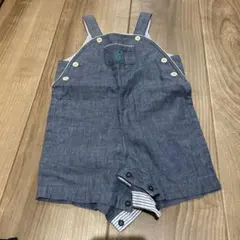 familiar ネイビーオーバーオール 80