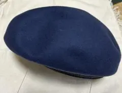 レディースベレー帽　ウールフェルトタッチ　ネイビー