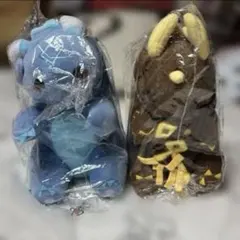 Fluffi 原神 同人ぬいぐるみ 2体セット タグ付き未開封 Fluffi 原神 同人 ぬいぐるみ 青と茶2体セットタグ付き未開封 - メルカリ