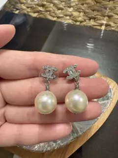 シャネルCHANEL パールピアス