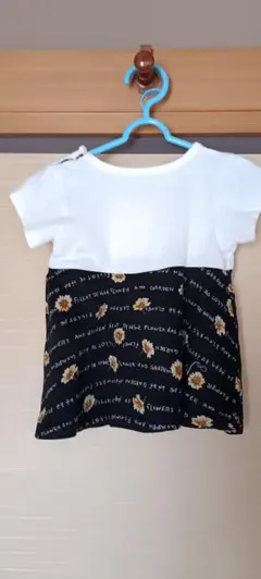 bebe ベビー服 ワンピース 90cm ひまわり柄のサムネイル