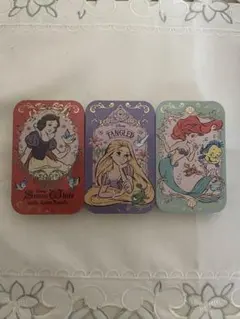Disney ディズニープリンセス スライド缶　3点セット
