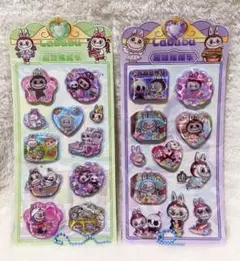 大人気❣️ラブブ　水シール　ウォーターシール 2枚セット