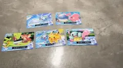 ポケモン カードダス ずかん Pair card マナフィ＆ピカチュウ　等　5種