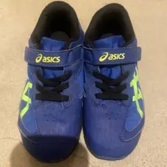 asics アシックス　レーザービーム　スニーカー 青19cm