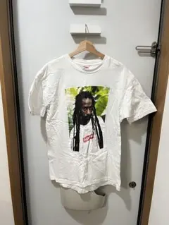 Supreme プリント Tシャツ Mサイズ ホワイト