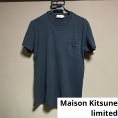 【限定】Maison Kitsune ブラックパッチフォックス Tシャツ Sのサムネイル