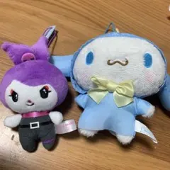 美品！クロミ シナモンロール　マスコットぬいぐるみ　キーホルダー