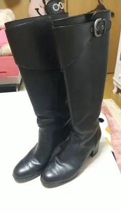 香奈兒 黑色 長靴