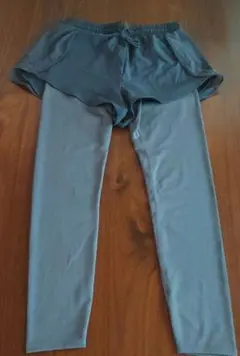 ヨガパンツ ショートパンツ 一体型 レギンス