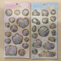 すみっコぐらし キラッとぷくぷくエアーシール すみっこシール2枚セット