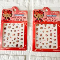 新品未使用アベイル　ステッカー・ネイルシール　ハローキティ　日焼けキティ　2枚