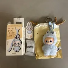 新品！ラブブ　LABUBU ピンフォーラブ　イニシャル　D