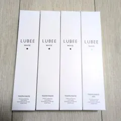 【新品】ルビー LUBEE ホワイト二ング 歯磨き粉 3本 ジェル 1本 計4本
