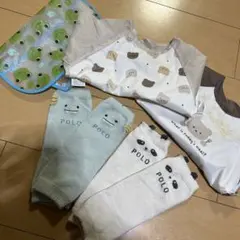 POLOベビーレッグウォーマー お食事エプロン