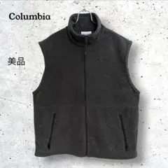 美品 コロンビア Columbia フリーステックベスト ダークグレー L