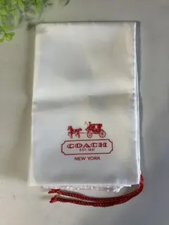 COACH ロゴ入り巾着袋♡