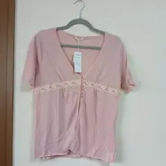 ピンク LL 半袖シャツ