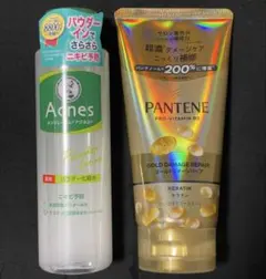 Acnes パウダー化粧水➕PANTENEトリートメント