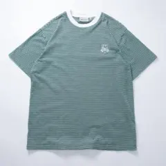 Carhartt WIP　カーハート　細ピッチボーダー　グリーン　ホワイトのサムネイル