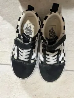 Vans チェッカー柄 スニーカー　18センチ