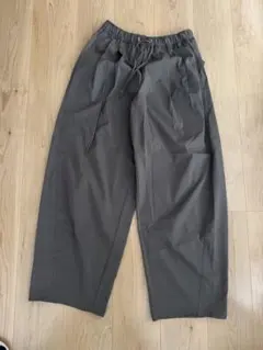 GU ワイドパンツ M グレー