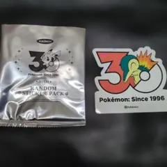 【新品】ポケモン 30周年 シール ステッカー 韓国限定 ヒノアラシ シール