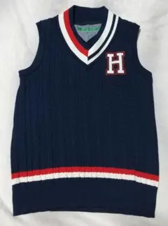 TOMMY HILFIGER ゴルフ ベスト ネイビー