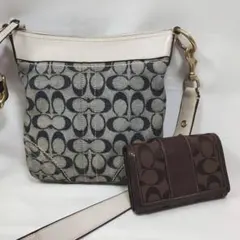 COACH ショルダーバッグ シグネチャー キャンバス