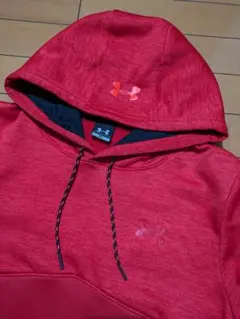 UNDER ARMOUR レッド パーカー MD