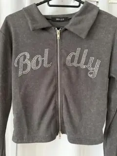 グレー クロップドジャケット