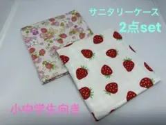 いちご柄サニタリーケース2点set♡504