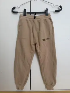 ZARA ザラキッズ　スウェットパンツ 裏毛　ベージュ 128cm