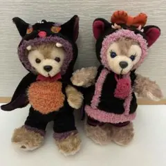 ディズニーシー2013年　ハロウィン　ダッフィー　シェリーメイ　ぬいぐるみバッジ