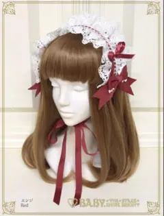 レア！ Angelic Pretty Sweetくるりんカチューシャ 赤 - メルカリ