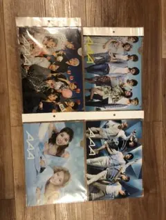 AAA クリアファイル4枚