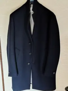 EDIFICE ネイビー チェスターコート