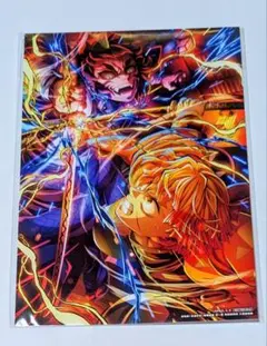 未開封新品　劇場版 鬼滅の刃 無限城編 入場者特典　イラストボード 善逸✕獪岳