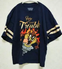 LOONEY TUNES 半袖Tシャツ XS ネイビーのサムネイル