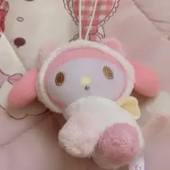 マイメロディ マイメロ ぬいぐるみ マスコット キーホルダー ストラップ ねこ