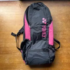 YONEX テニスラケットバッグ 黒/ピンク