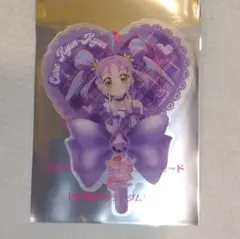 キミとアイドルプリキュア　入場者特典　うちわ型クリアカード　キュアキュンキュン