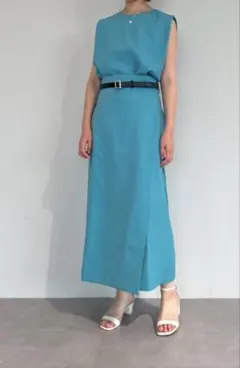 希少【ザラ】アシンメトリー ドレープ カットアウト ロング ワンピース