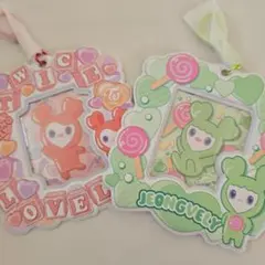 TWICE LOVELYS カードホルダー　ジョンヨン　チェヨン　2点